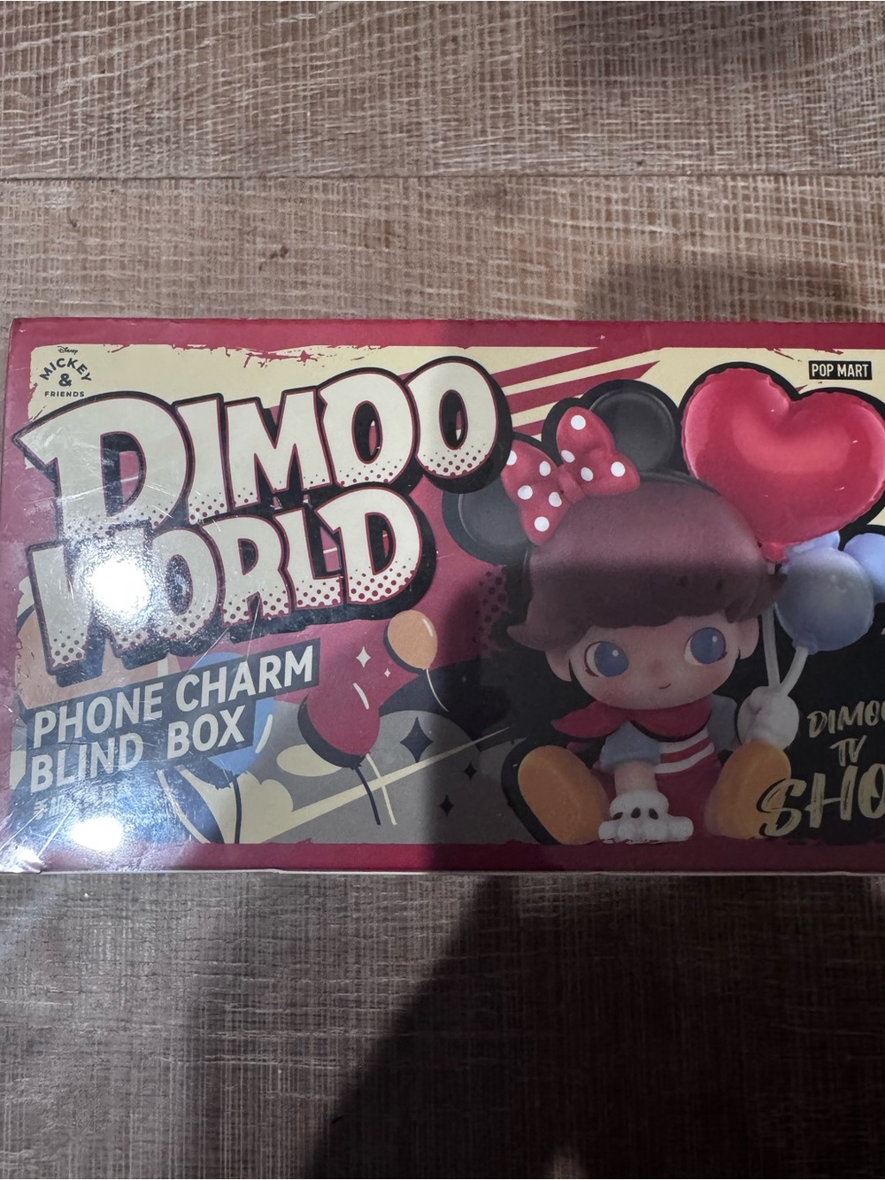POP MART Dimoo World Red Phone Charm Blind Box